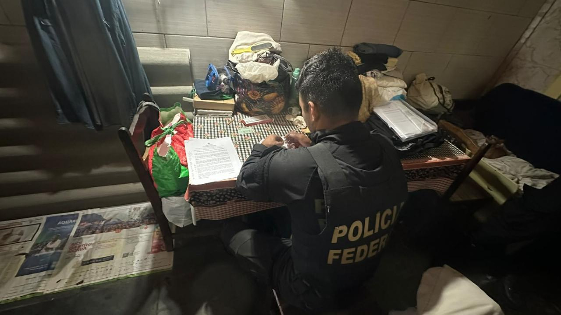 Agentes realizaram operação em Belford Roxo, na Baixada Fluminense - Reprodução