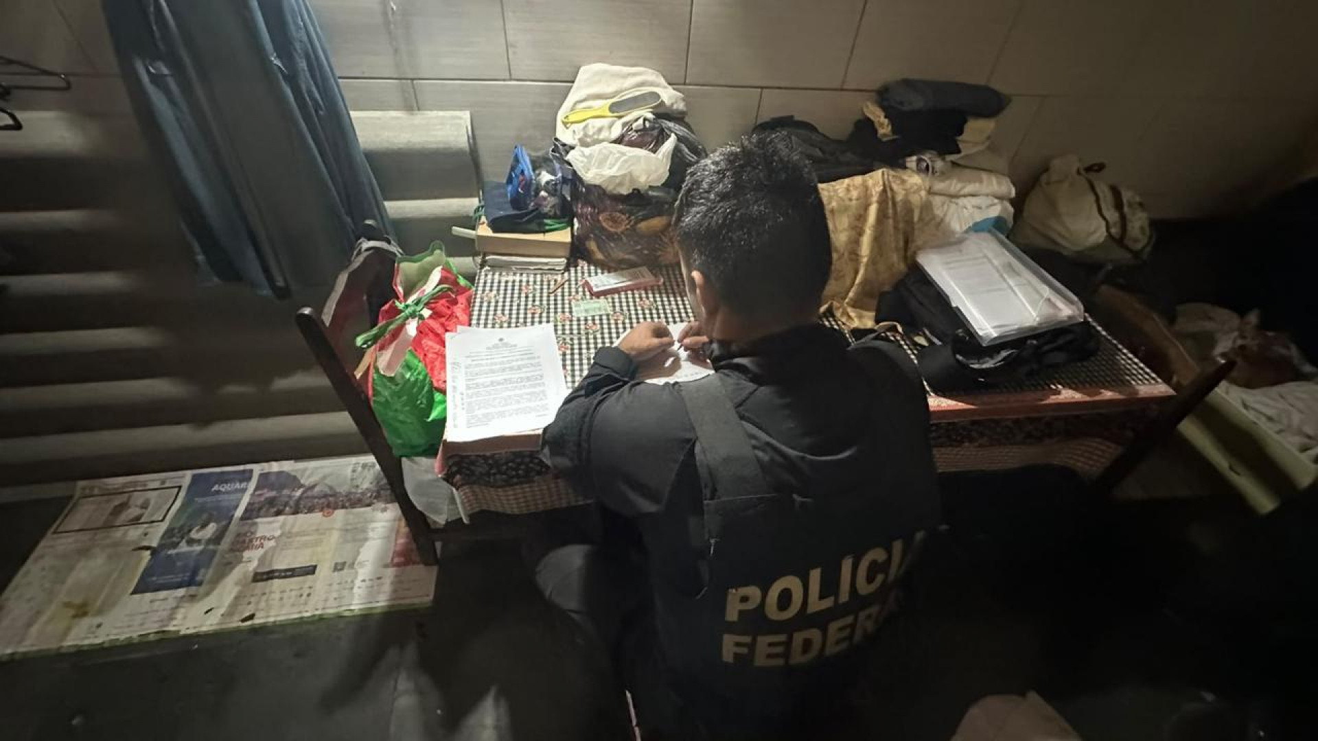 Agentes realizaram operação em Belford Roxo, na Baixada Fluminense - Reprodução