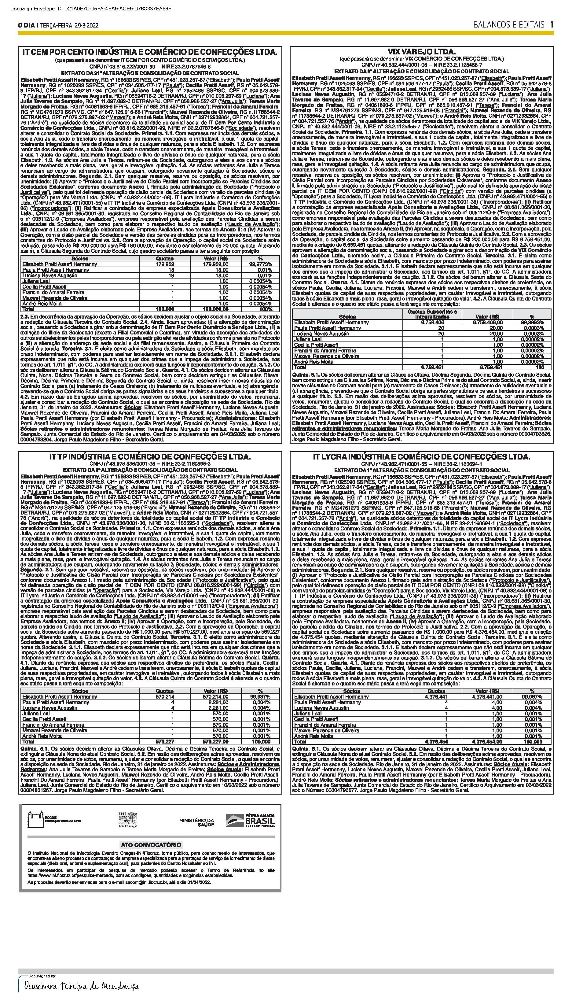 Publicação Certificada - 29/03/2022