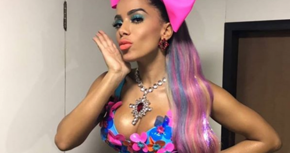 Anitta no carnaval em Salvador 