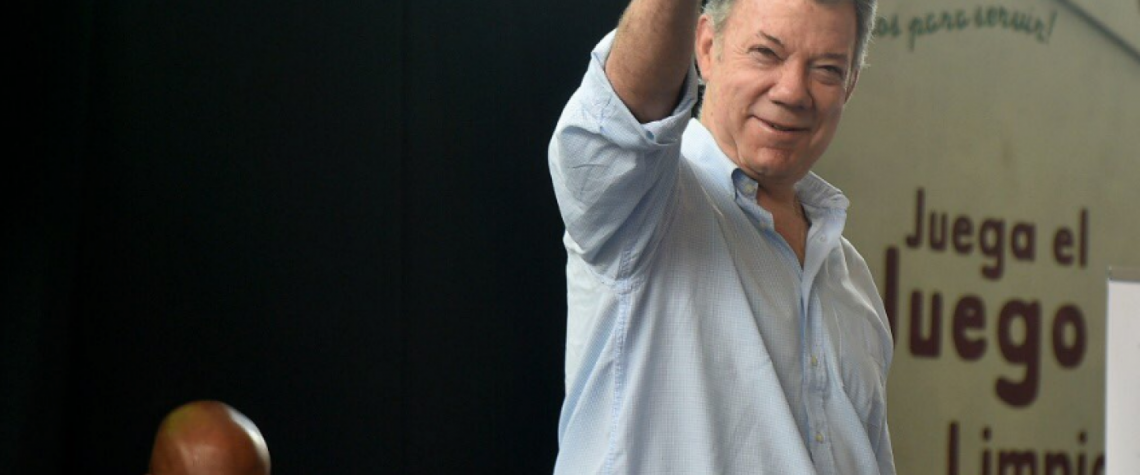 Juan Manuel Santos, Presidente da Col�mbia