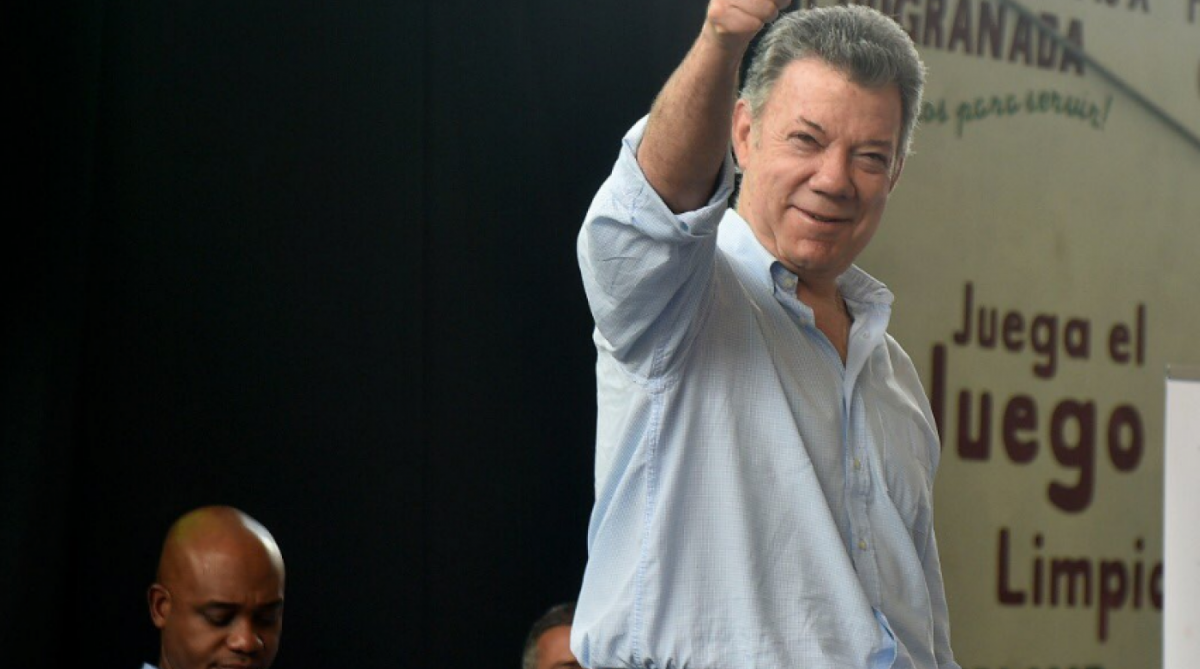 Juan Manuel Santos, Presidente da Colômbia - Reprodução / Twitter