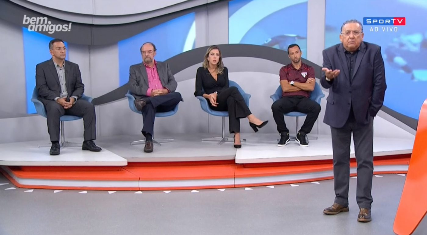 Galvão desabafa no 'Bem, Amigos' - Reprodução / TV