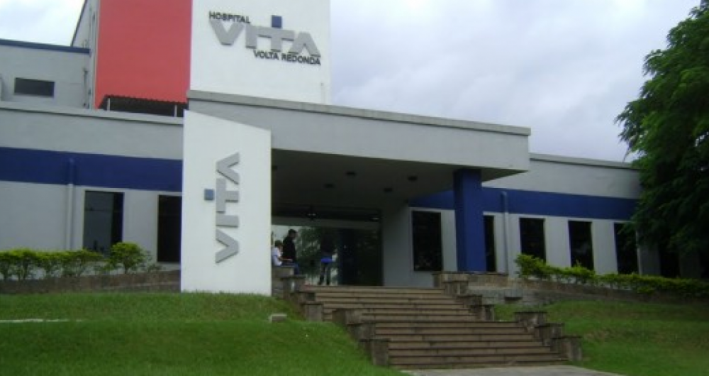 O Hospital Vita funciona num im�vel da CSN, na Vila Santa Cec�lia, em Volta Redonda