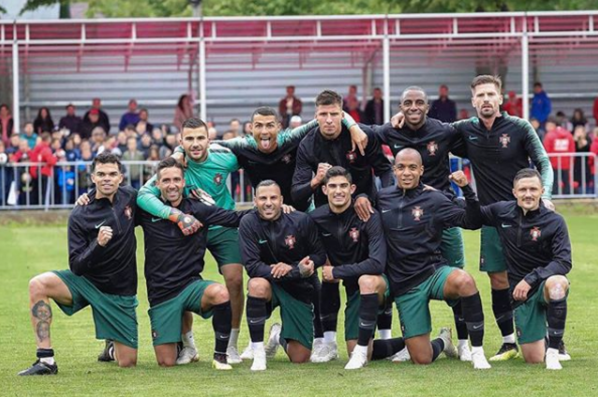 Seleção portuguesa faz primeiro treino na Rússia - Reprodução/Instagram