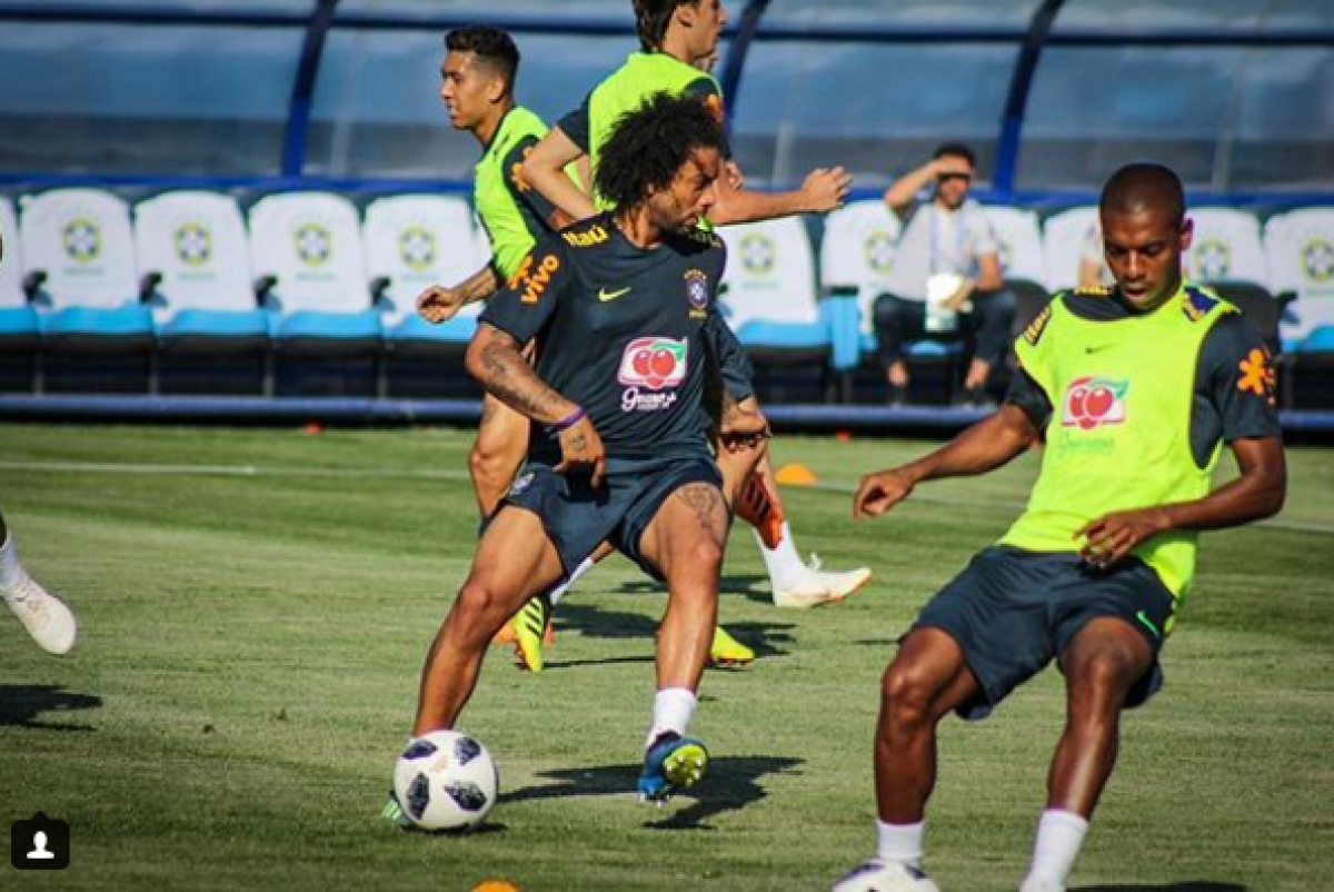 Marcelo será o capitão da seleção brasileira em partida de estreia contra a Suíça - Reprodução/Instagram