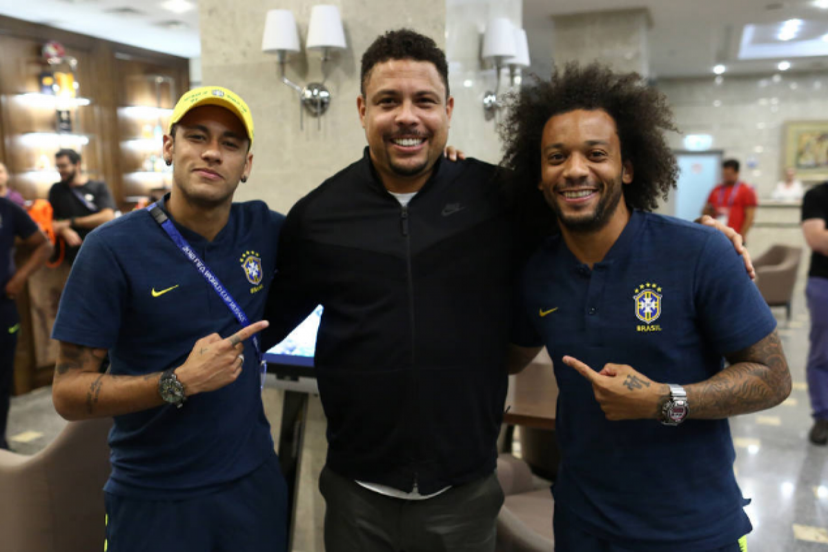 Ronaldo visitou os jogadores da Seleção antes da estreia 