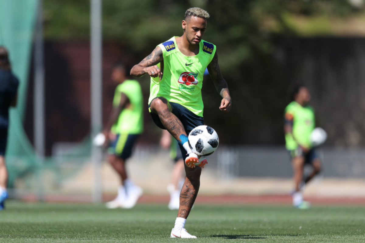 Neymar voltou a treinar normalmente  - Lucas Figueiredo/CBF
