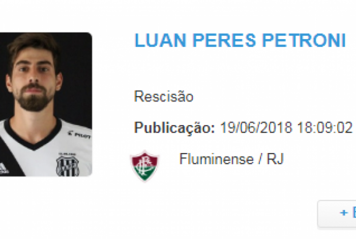 Luan Peres Recebe Proposta De Time Belga E Deixa Fluminense Fluminense O Dia