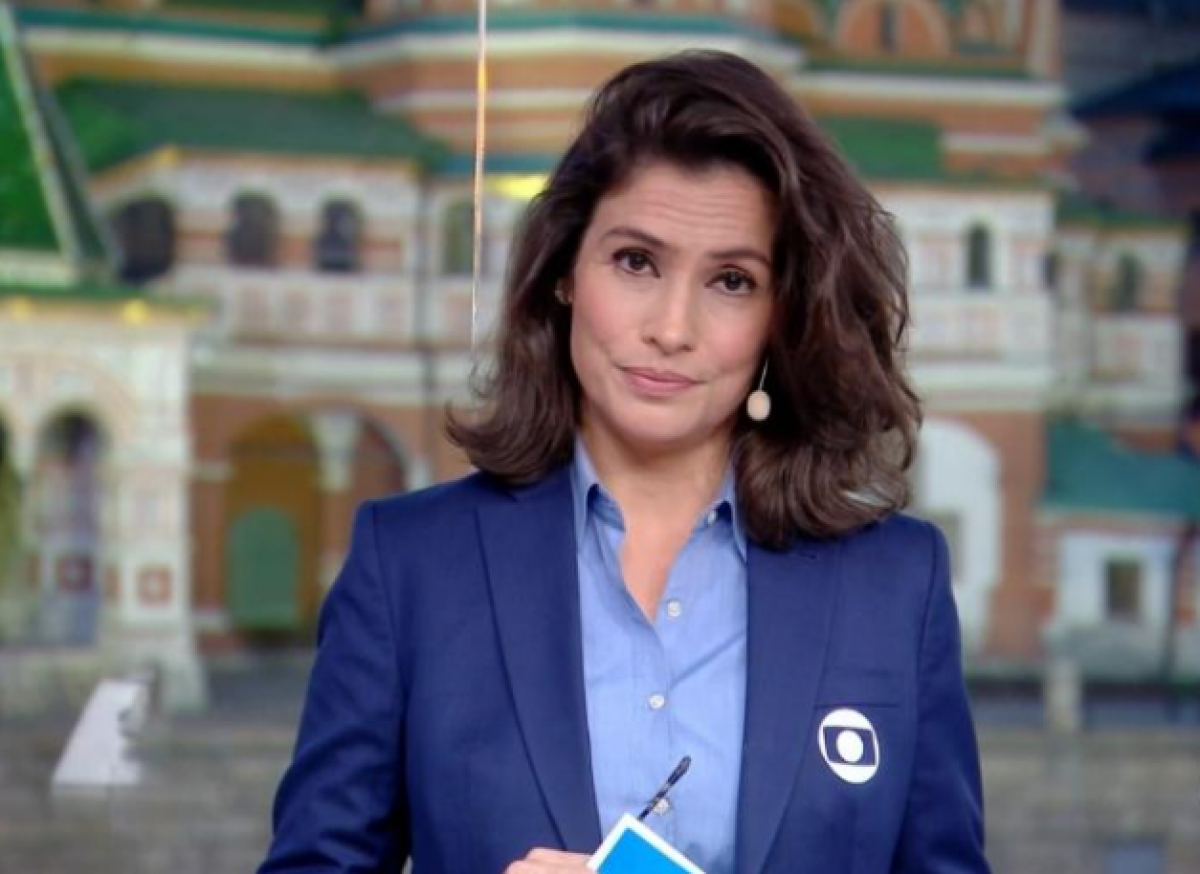 Renata Vasconcellos - Reprodu&ccedil;&atilde;o TV Globo 