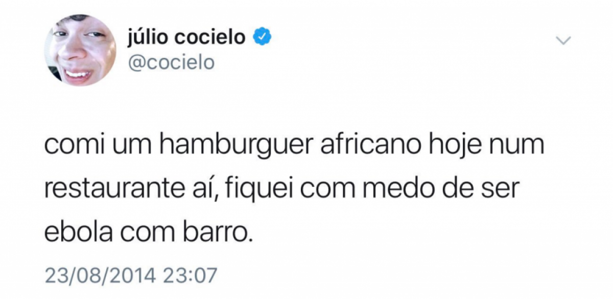 Internautas resgataram tuítes antigos do youtuber