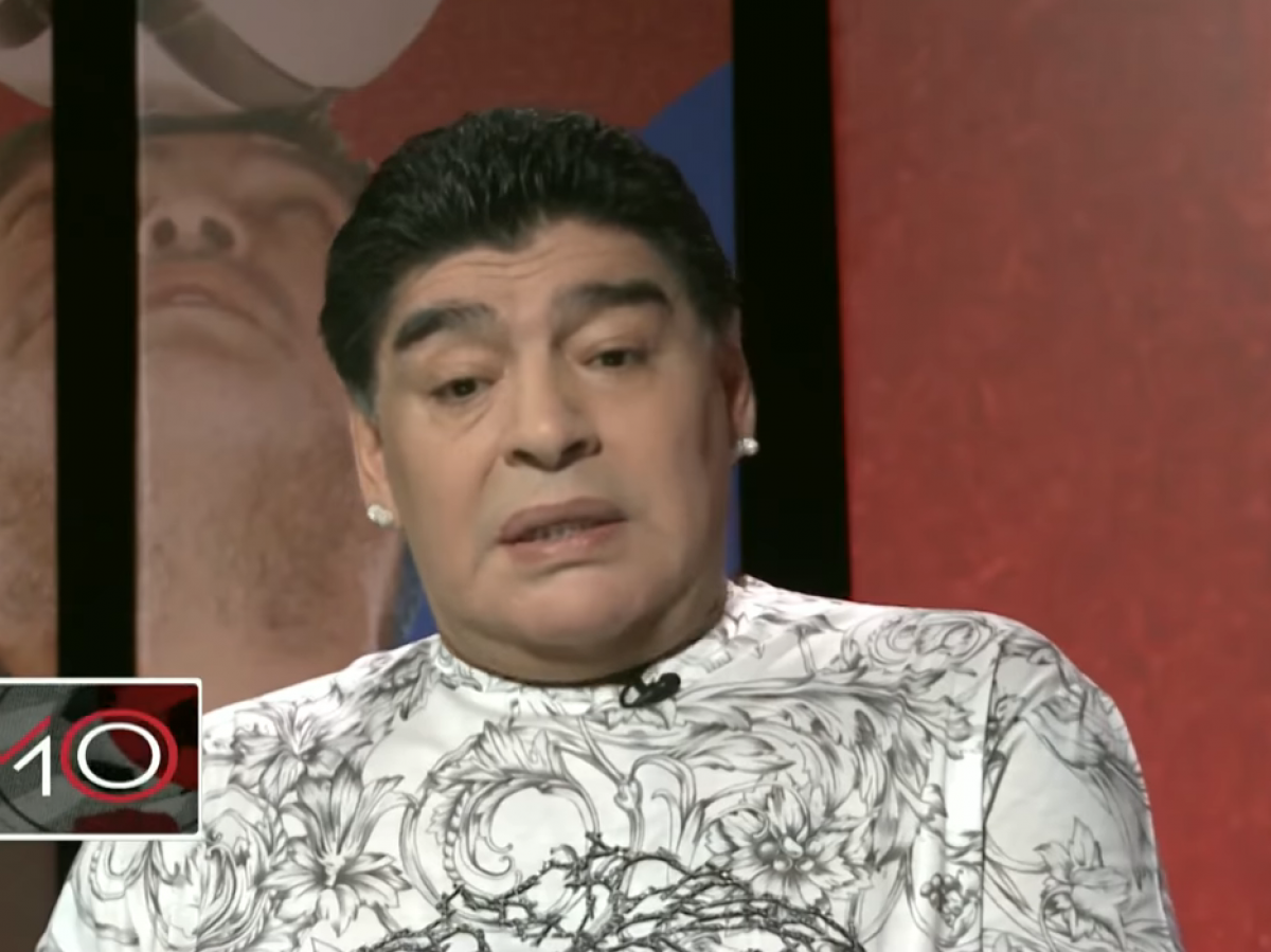 Diego Maradona morreu aos 60 anos - Reprodução