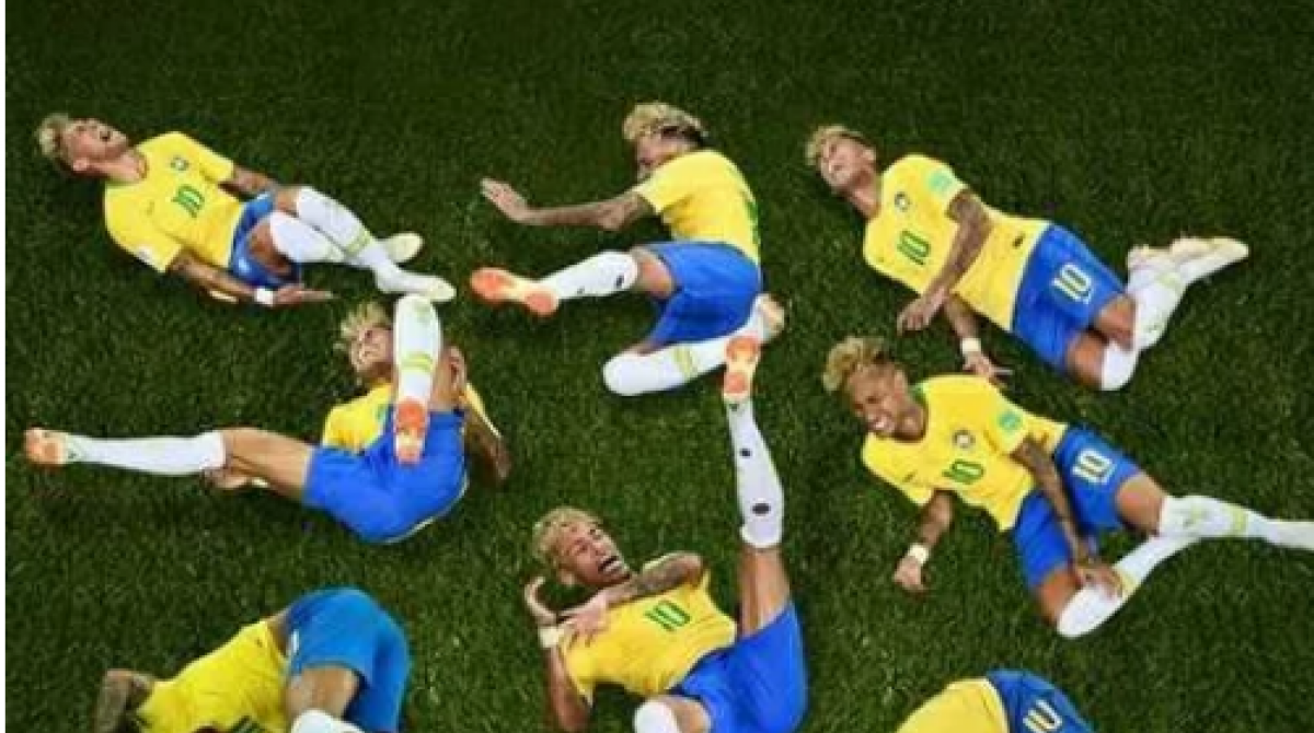 Memes de Neymar 'caindo' viralizam no mundo inteiro 