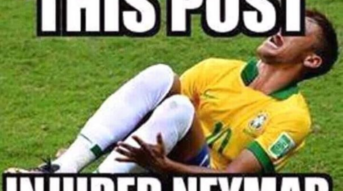 Memes de Neymar 'caindo' viralizam no mundo inteiro 