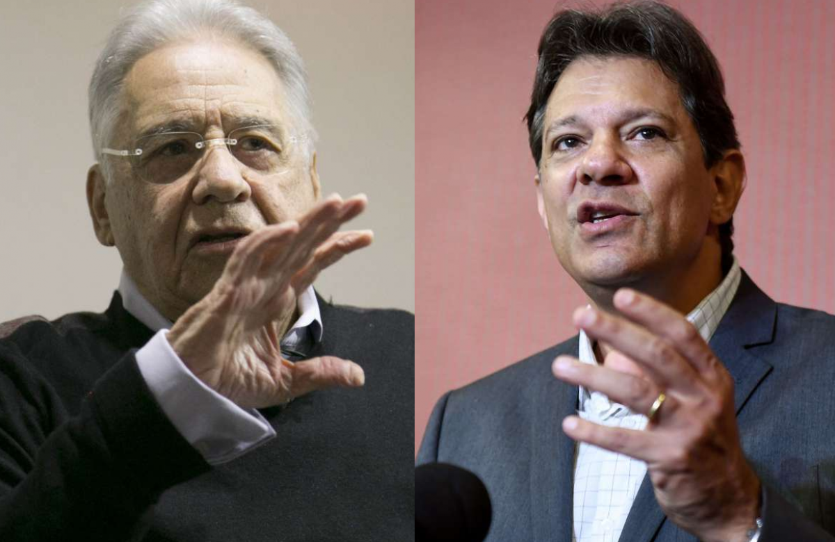 Haddad telefonou para FHC e falou de riscos trazidos por ret&oacute;rica de Bolsonaro - Reprodu&ccedil;&atilde;o