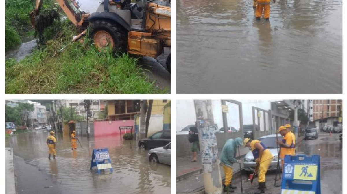 Equipes atuando em Muzema