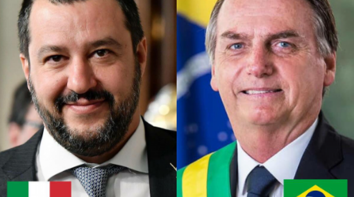 Salvini ligou para Bolsonaro para agradecê-lo por sua atuação na prisão de Battisti - Divulgação