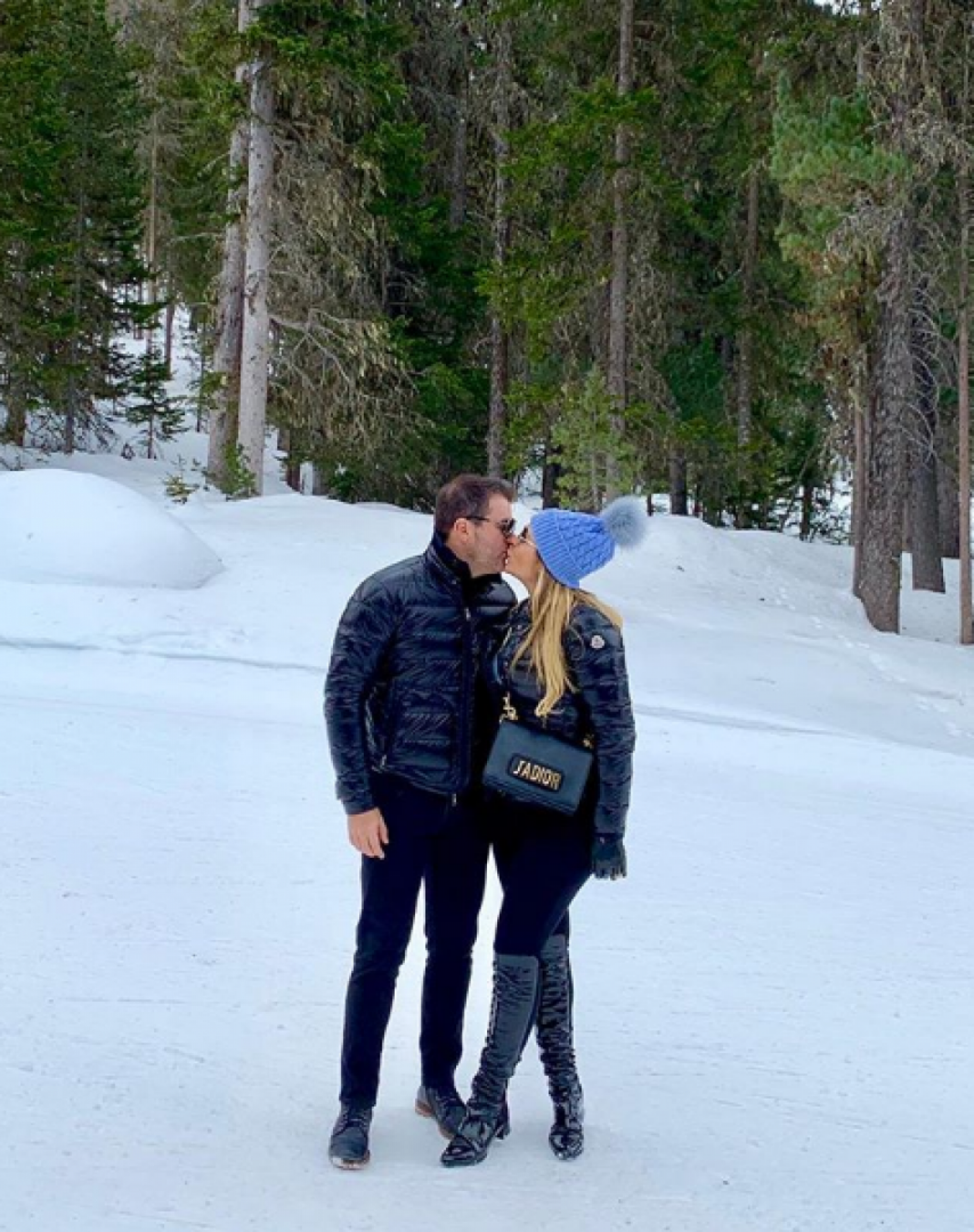 Artur e a mulher Erika Palmer