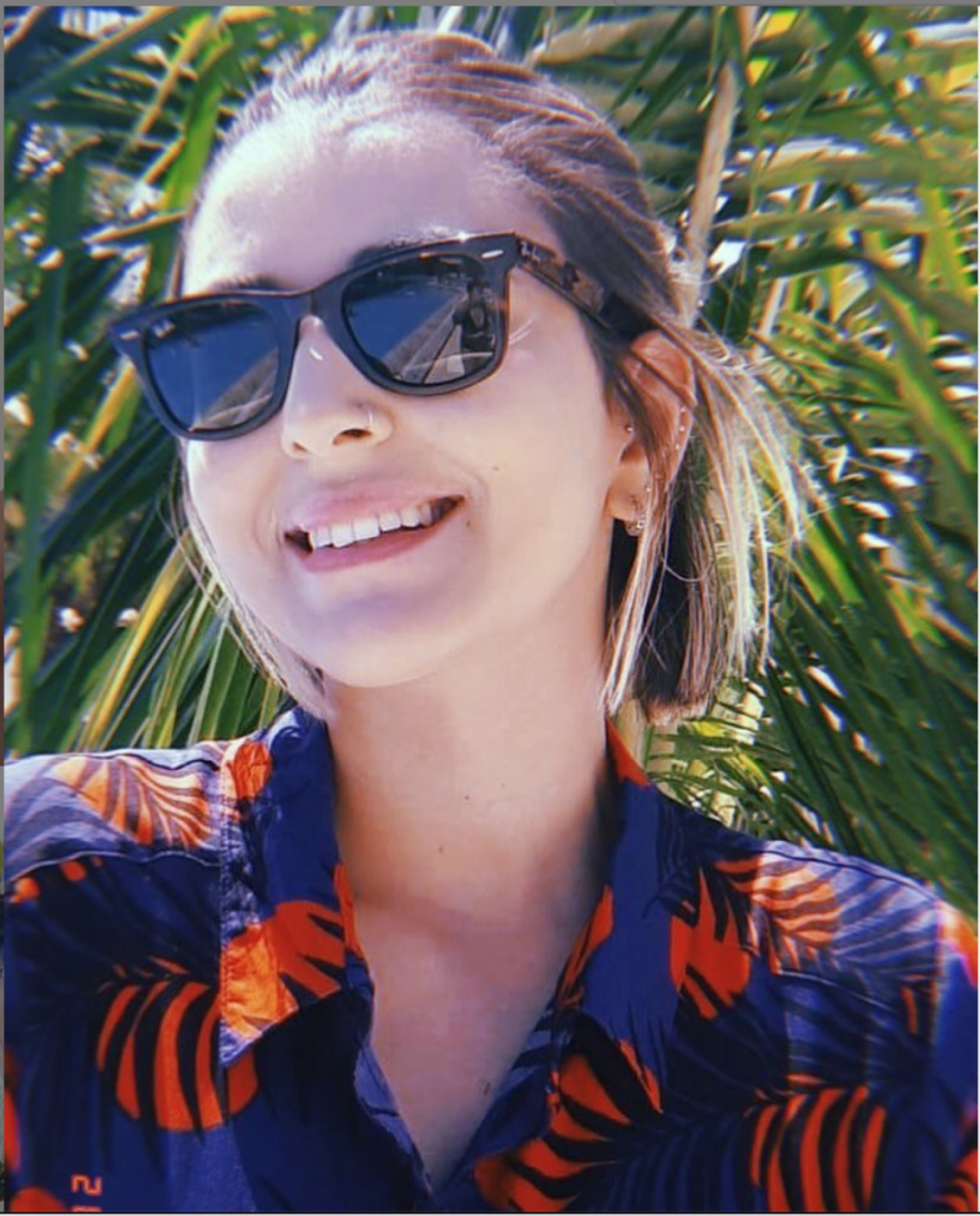 Emanuelle em uma de suas postagens no Instagram