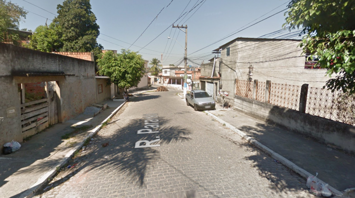 Homem foi encontrado morto dentro de carro em Belford Roxo - Reprodução/Google Maps