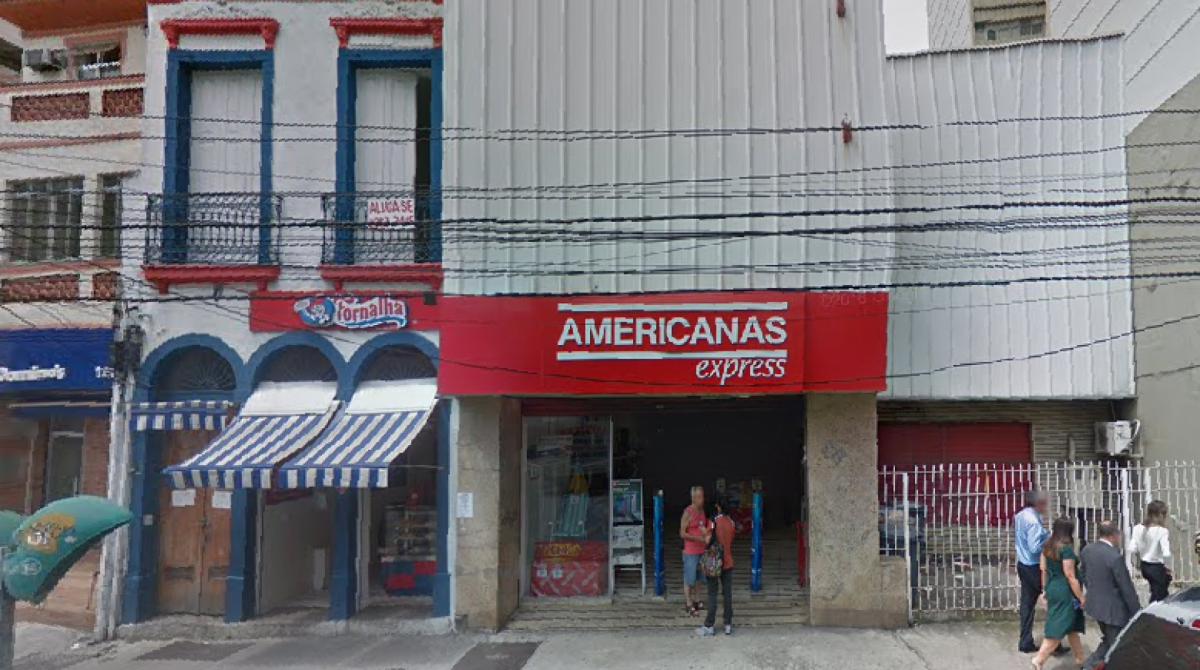 Filial da Lojas Americanas é assaltada em Botafogo - Reproduçãp / GoogleMaps