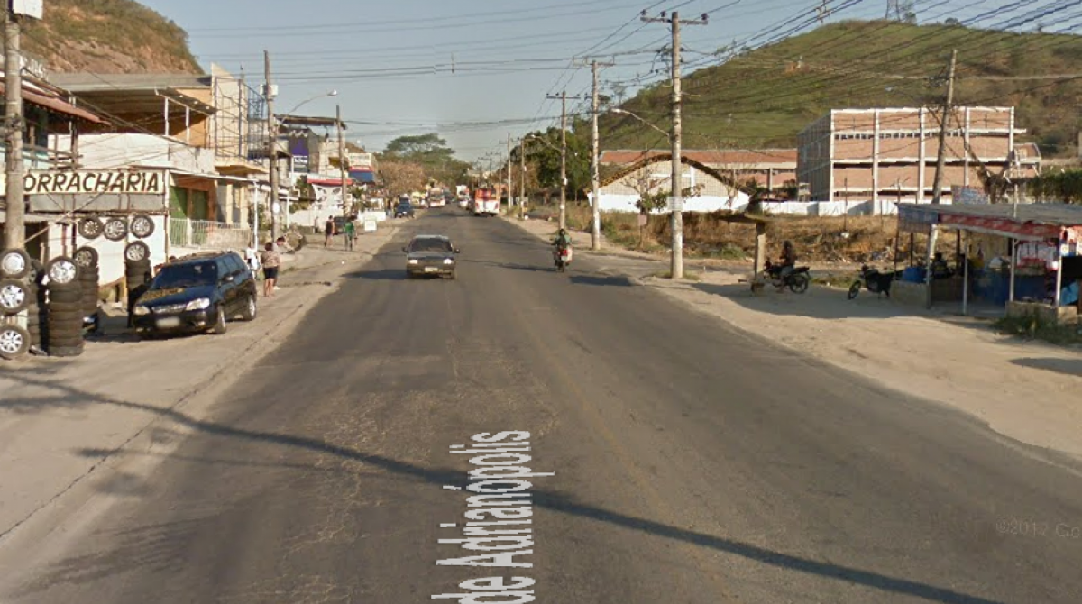 Estrada de Adrianópolis com Coronel Tinoco - Reprodução / GoogleMaps