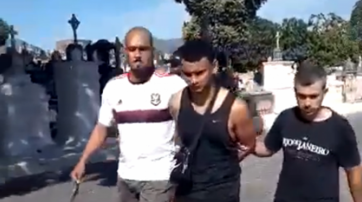 Suspeito foi localizado em velÃ³rio de traficante - ReproduÃ§Ã£o