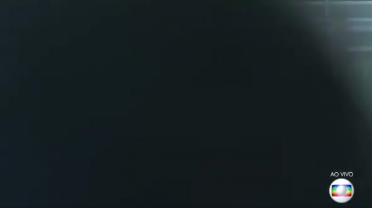Tela ficou preta após falha técnica ao vivo