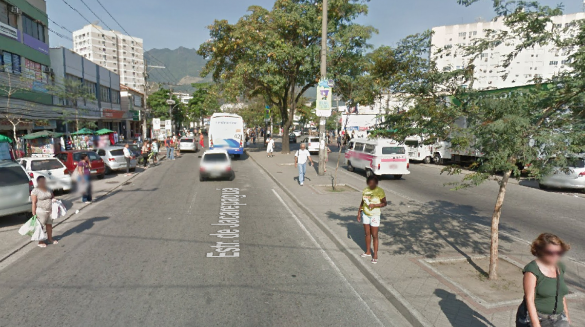 Estrada de JacarepaguÃ¡ - ReproduÃ§Ã£o / GoogleMaps