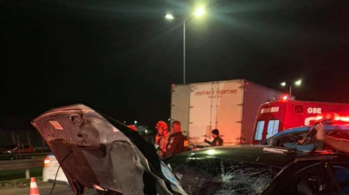 Militares estavam em um ponto de baseamento quando foram atingidos - Whatsapp O DIA (98762-8248)