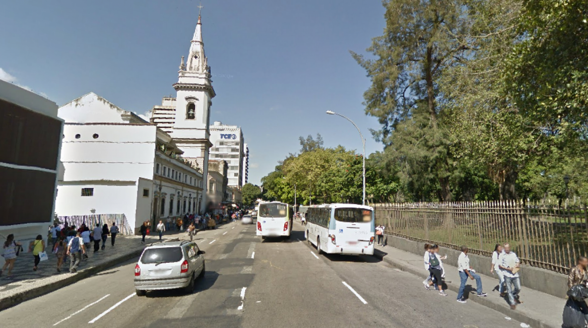 Praça da República, Centro do Rio - Reprodução / GoogleMaps