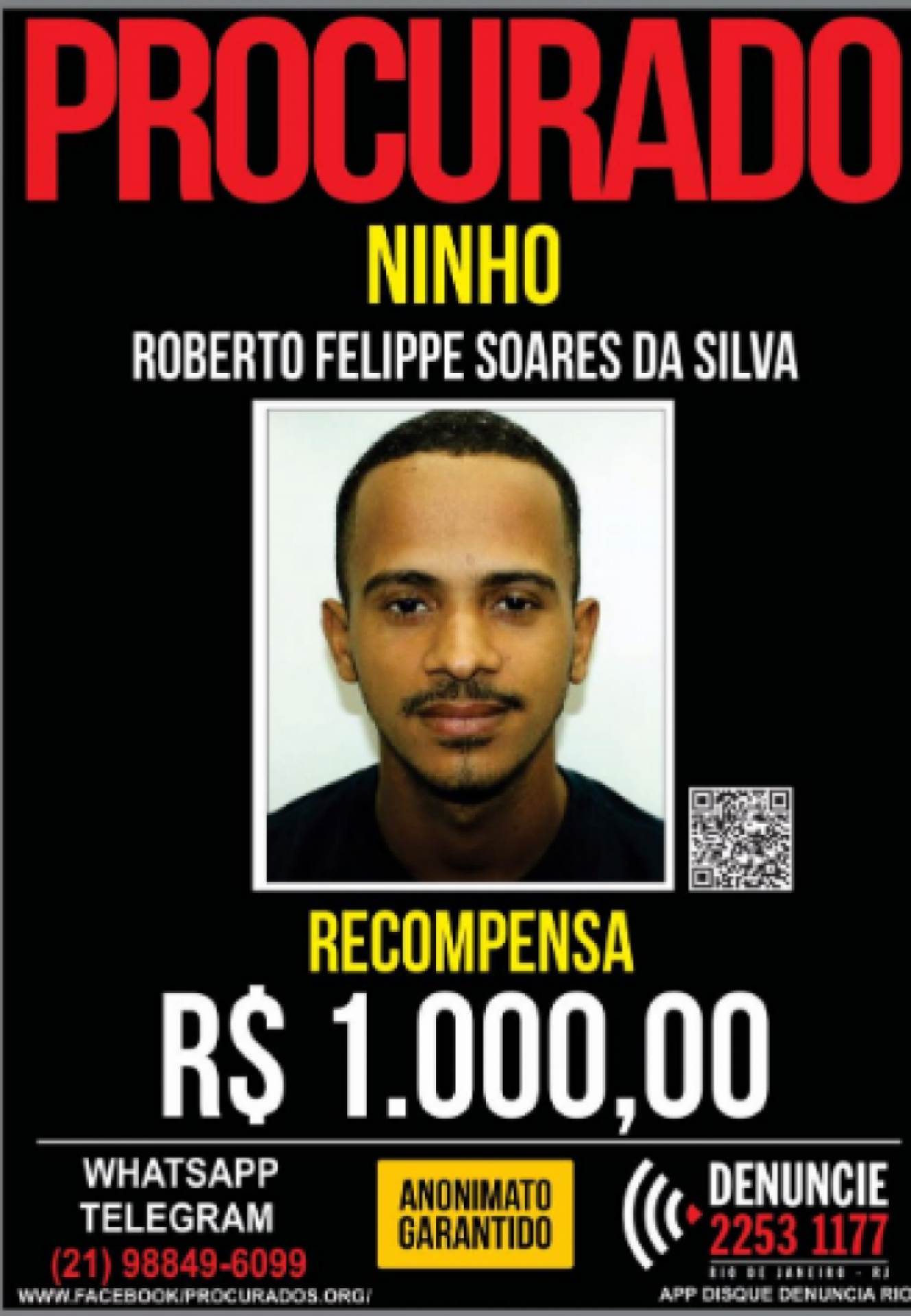 Criminoso é réu em cinco processos na Justiça do Rio por roubo com arma de fogo
