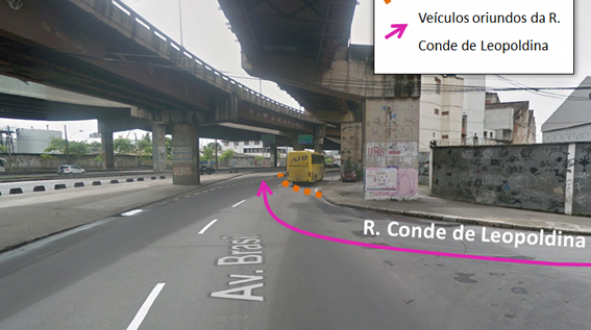 O desvio será realizado pela pista central da Av. Brasil, sentido centro, entre as ruas Conde de Leopoldina e Santos Lima, que estará liberada, excepcionalmente nesse período, para todos os veículos.



