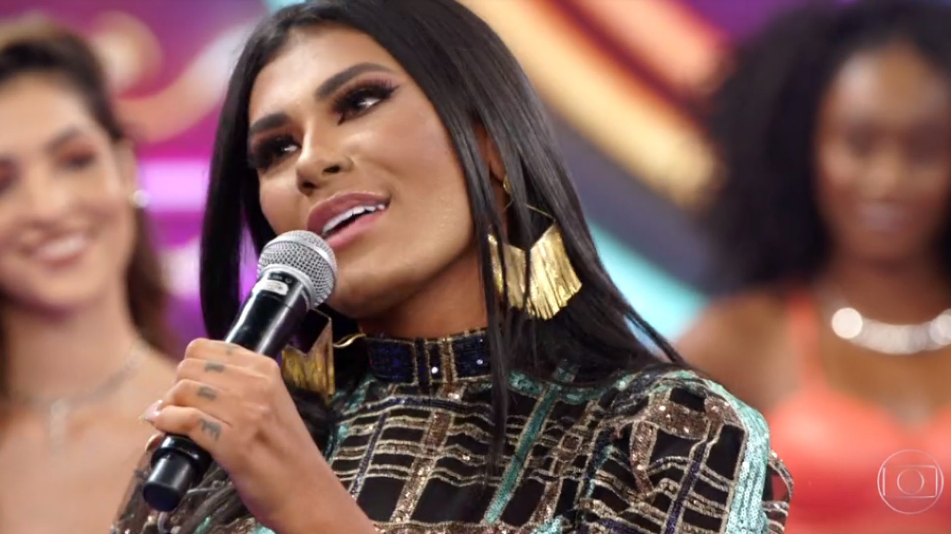 MC Pocah no 'Domingão do Faustão' - Reprodução