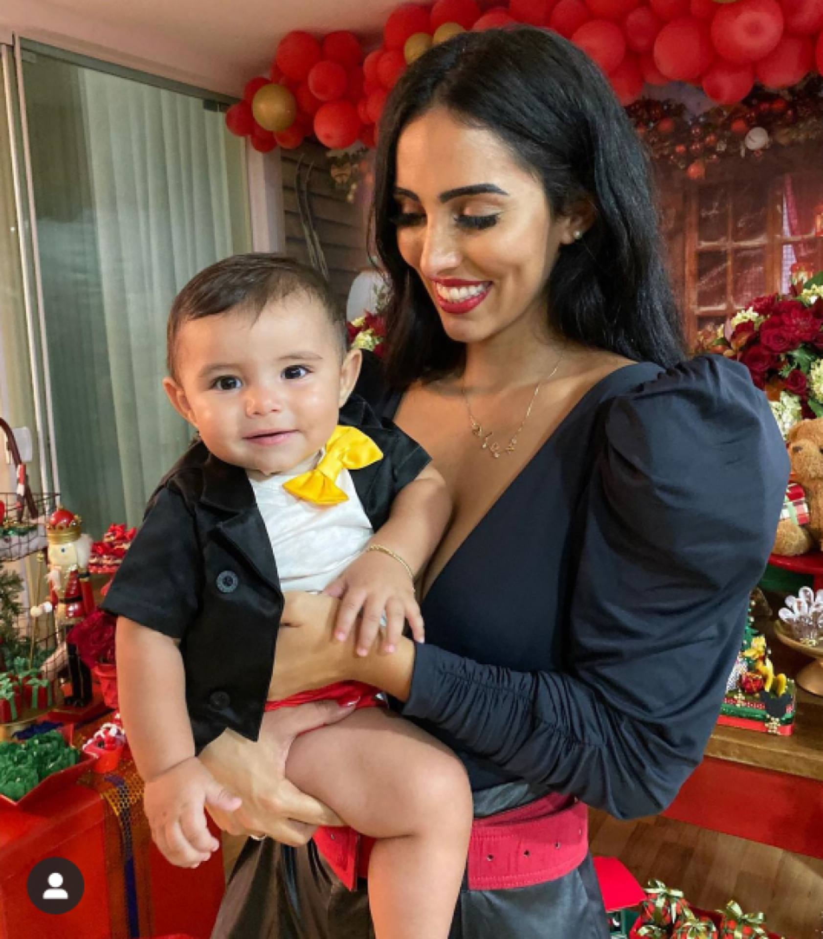 Jade Seba e Bruno Guedes comemoram 7 meses do filho Zion com festinha - Divulgação