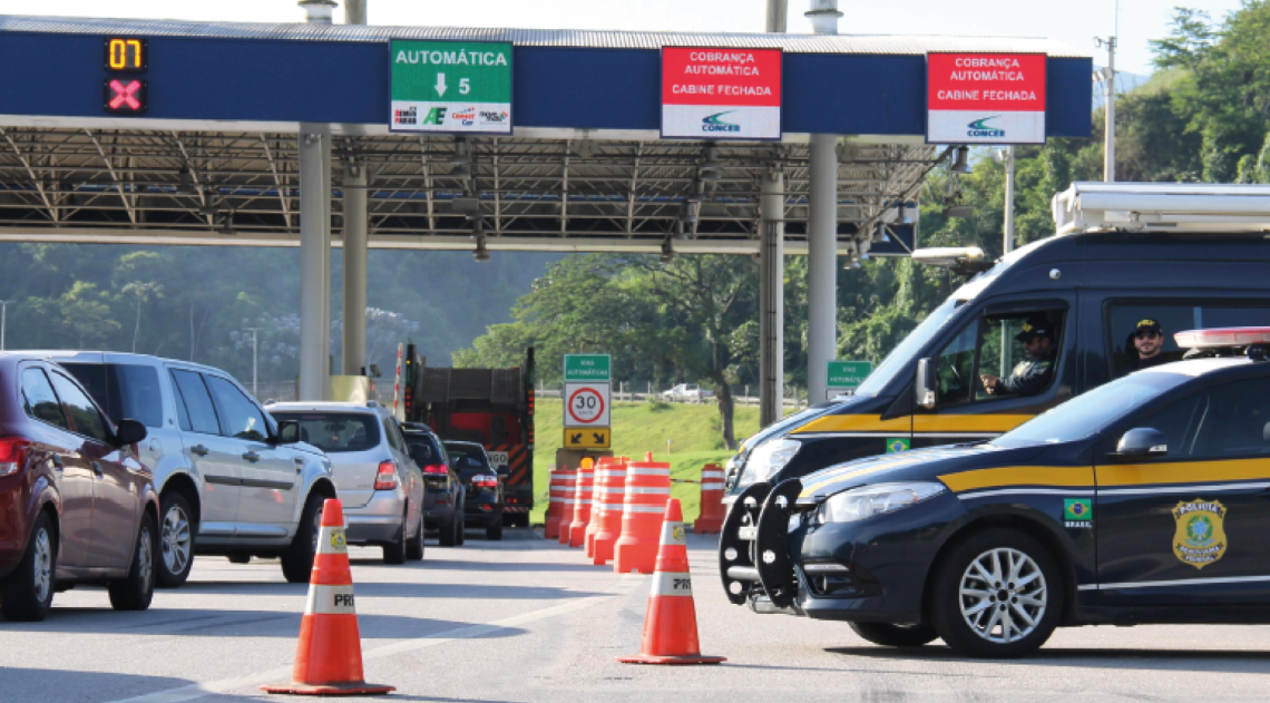 Trecho de concessão entre o Rio de Janeiro e Juiz de Fora deve receber 285 mil veículos durante a Operação Carnaval - Divulgação/Concer