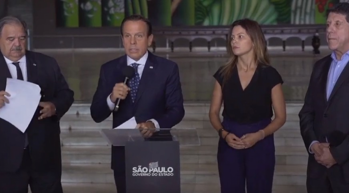 Jo&atilde;o Doria, governador de S&atilde;o Paulo - Reprodu&ccedil;&atilde;o