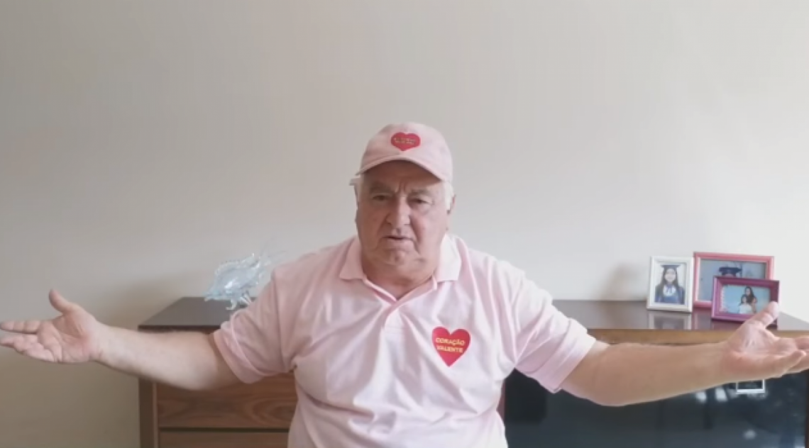 Jerominho divulgou vídeo nas redes sociais