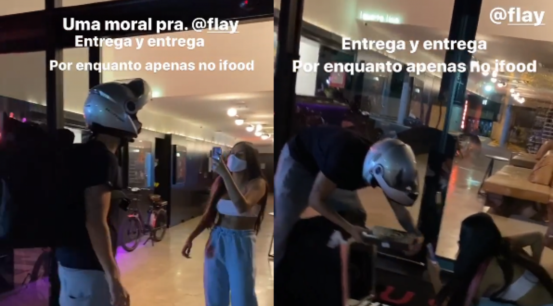 Felipe Prior e Flayslane - Reprodução / Instagram