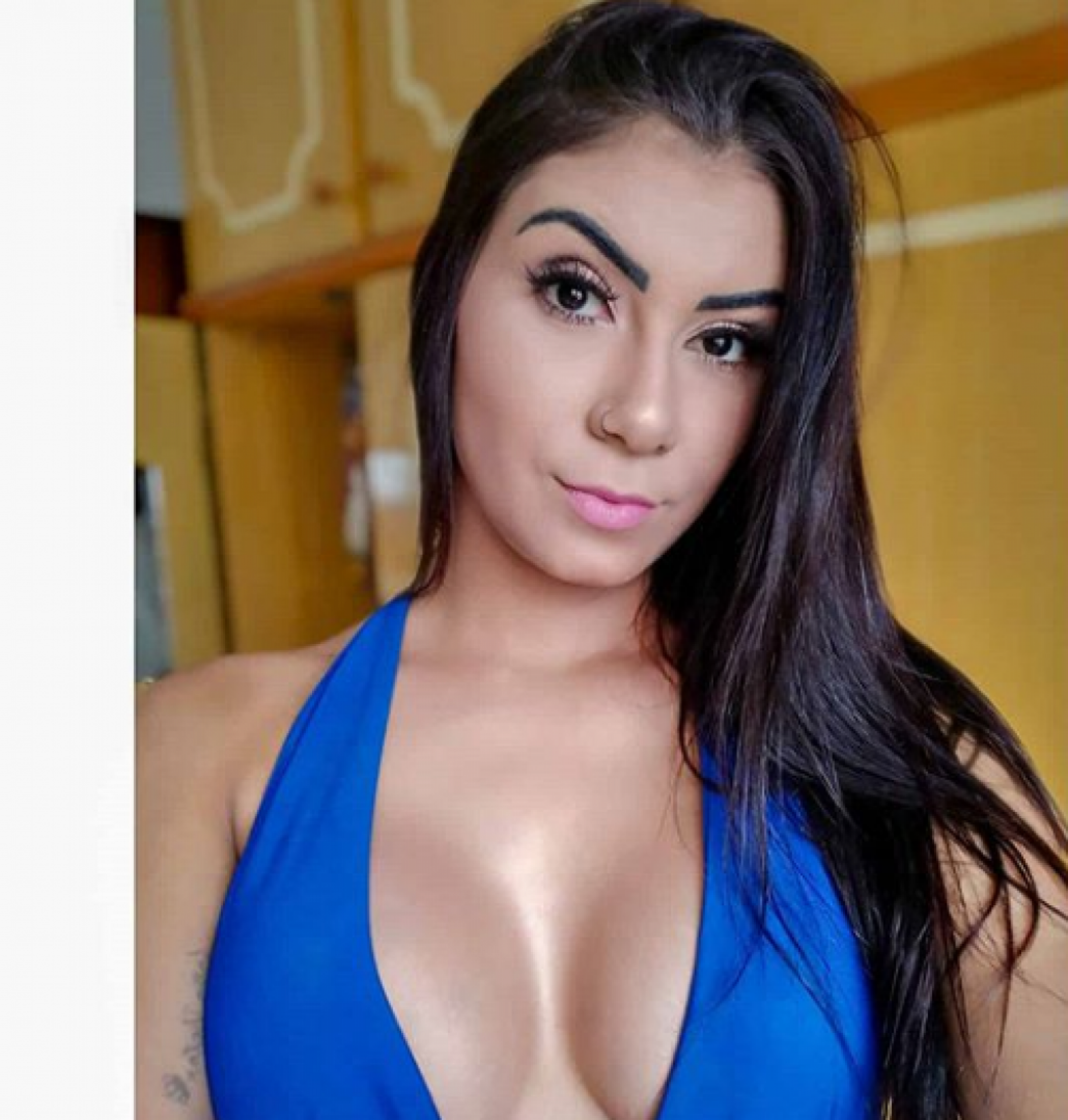 Caroline Márcio é torcedora do Cruzeiro