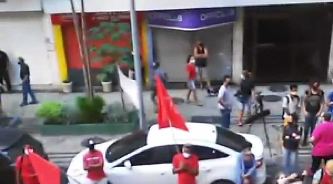 Movimentação na CasaNem na manhã desta segunda-feira - Reprodução / Redes Sociais