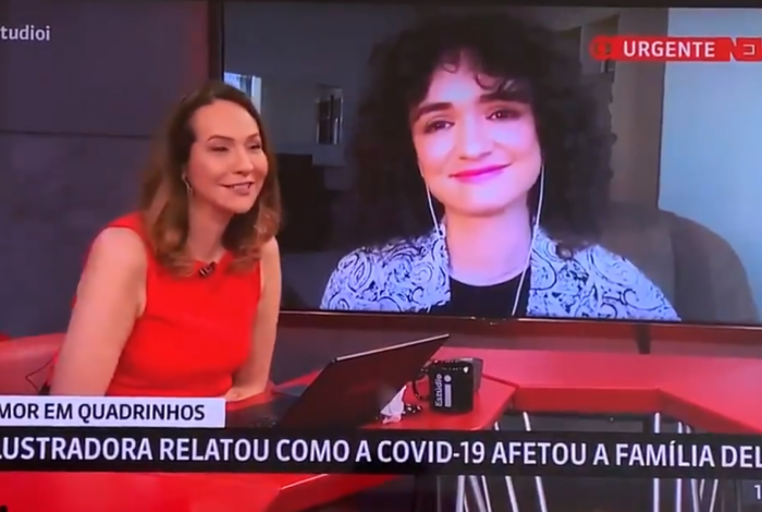 Vídeo: Maria Beltrão se emociona com história de neta que perdeu a avó para a Covid-19  - Reprodução TV