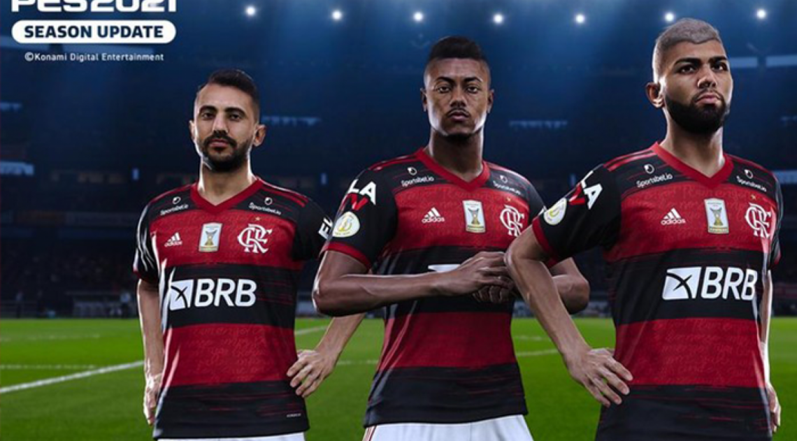 Flamengo oficializa patrocínio da Konami
 - Divulgação