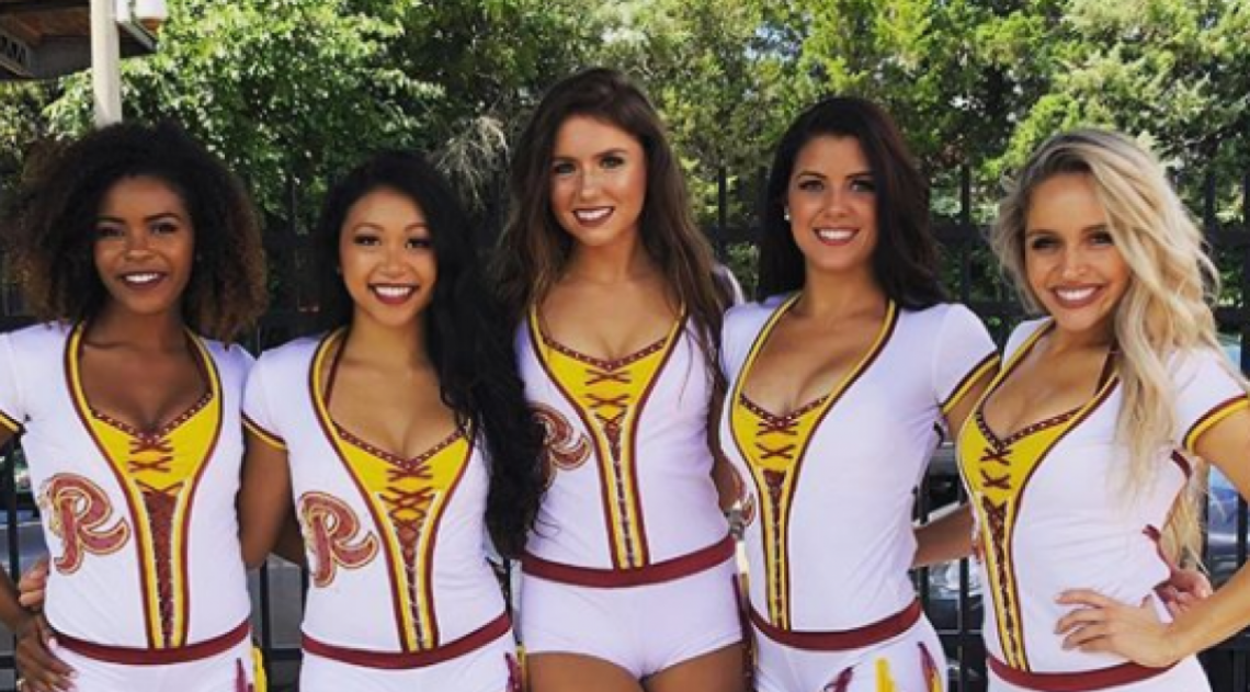 Cheerleaders do Washington Redskins - Reprodução