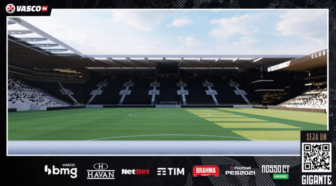 As obras para ampliação e modernização de São Januário devem começar em 2021 - Reprodução