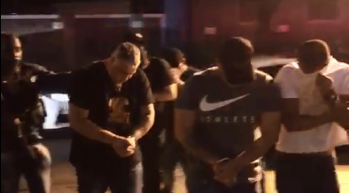 Milicianos presos em Campo Grande