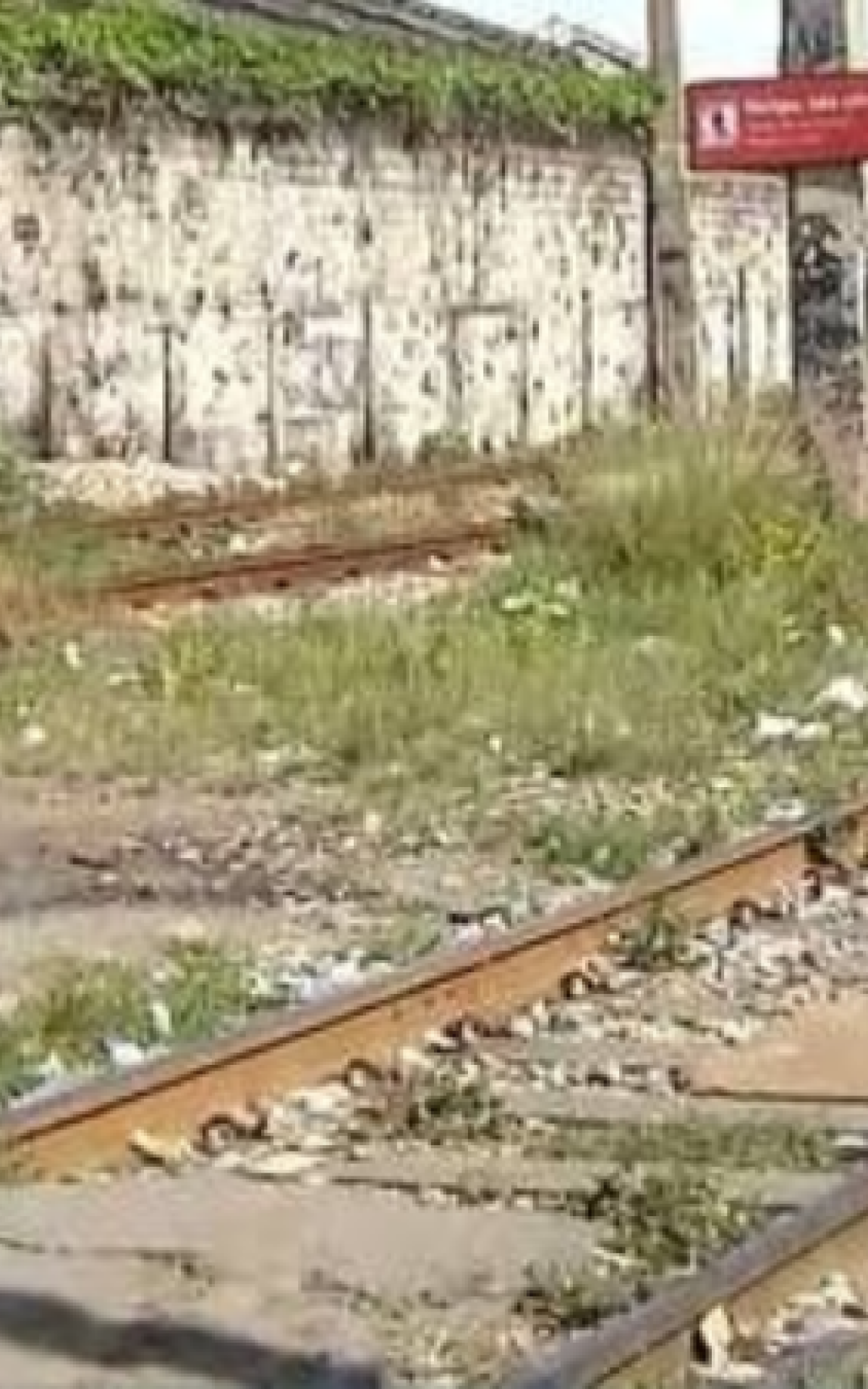 Menina é atropelada por trem em Nova Iguaçu - Reprodução/TV Record