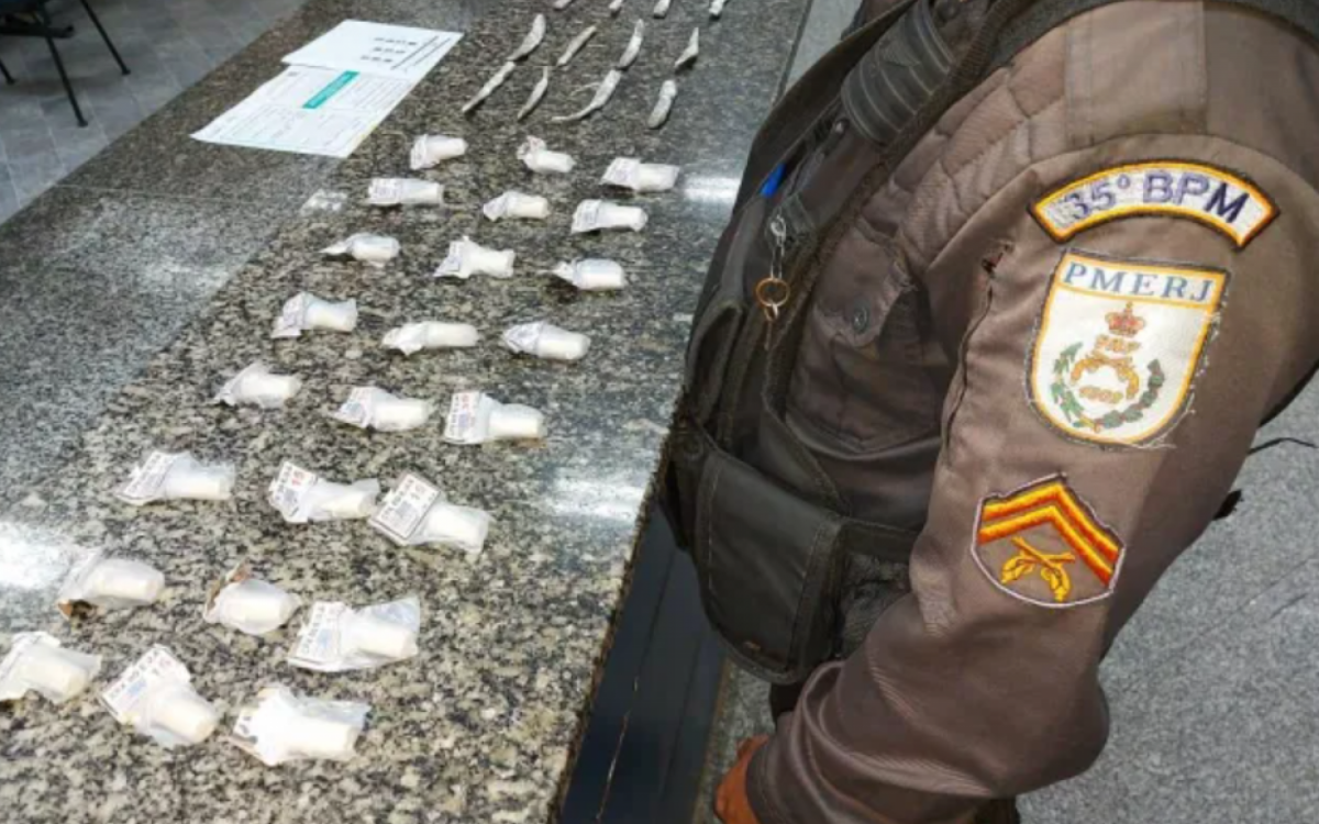 Traficante é preso em Itaboraí - Foto: PMERJ