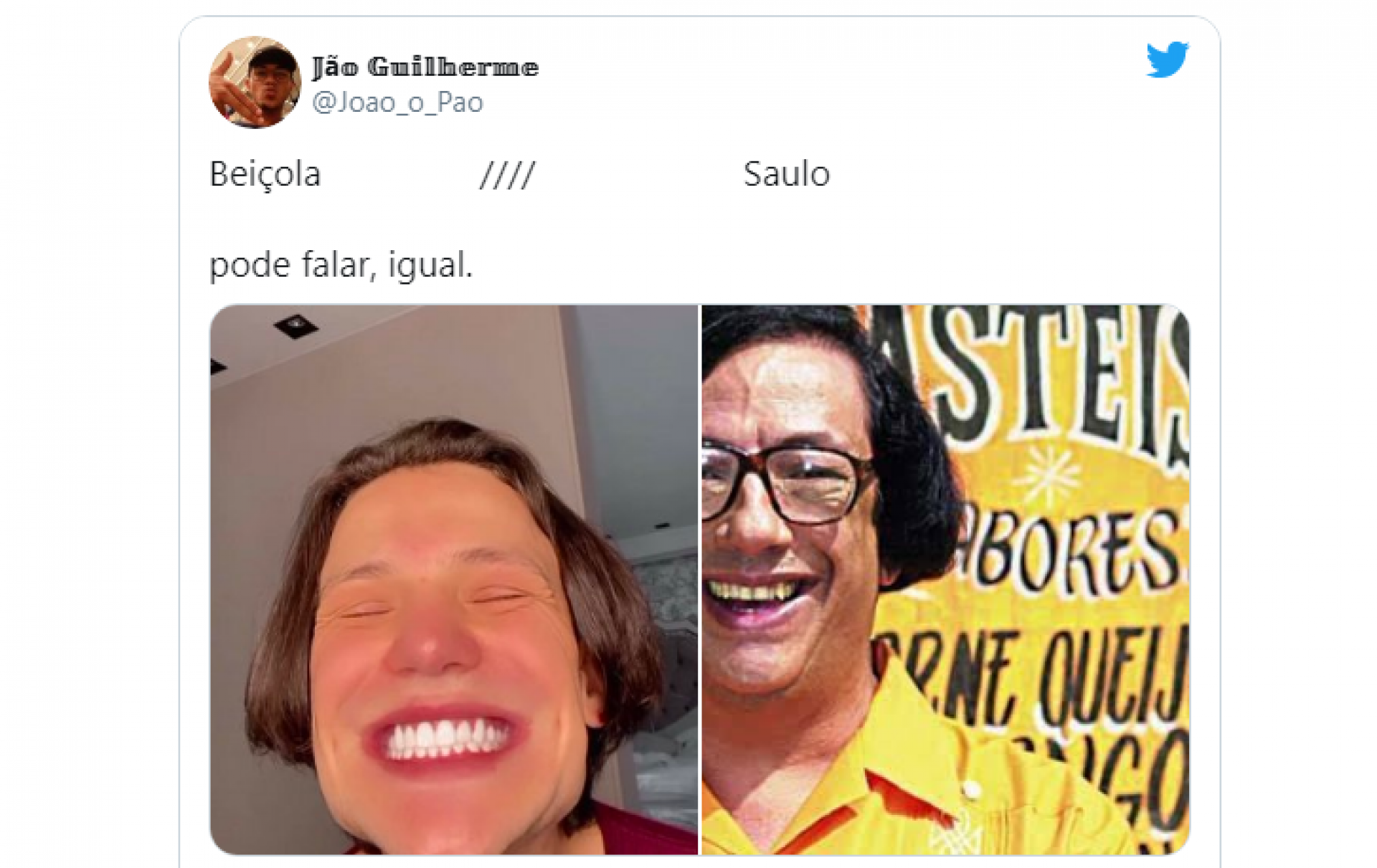 Saulo Poncio vira meme mas nega harmonização facial - Reprodução Internet