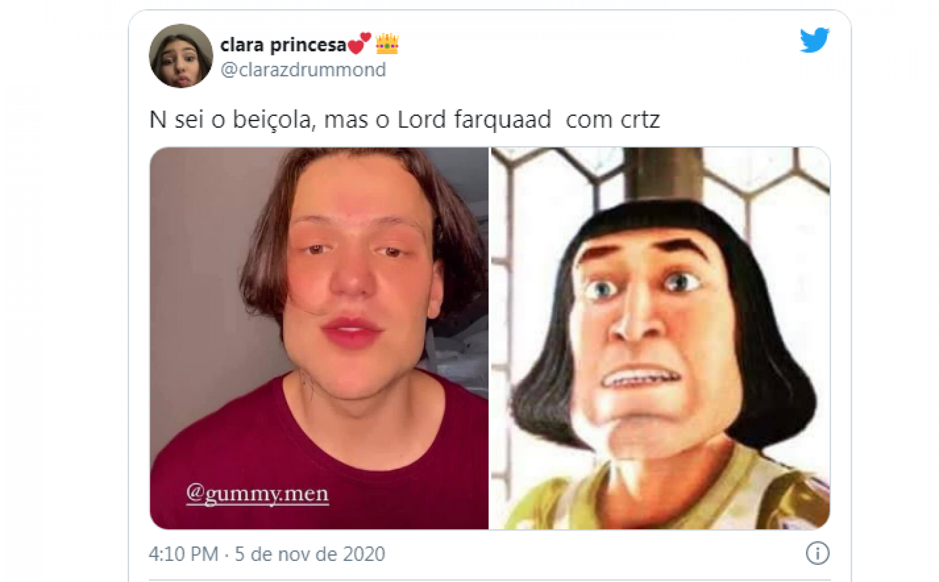 Saulo Poncio vira meme mas nega harmonização facial - Reprodução Internet